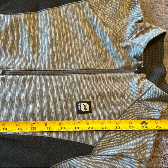 Orage Yoga Running Pullover Women’s XS Gray Spacedye ¼ Zip Spandex Thumb Holes - Picture 5 of 6